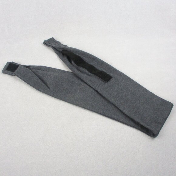 Flared Grey Midi Skirt Pockets Long Full Swing Size M Units Vintage 1980 - Picture 10 of 11